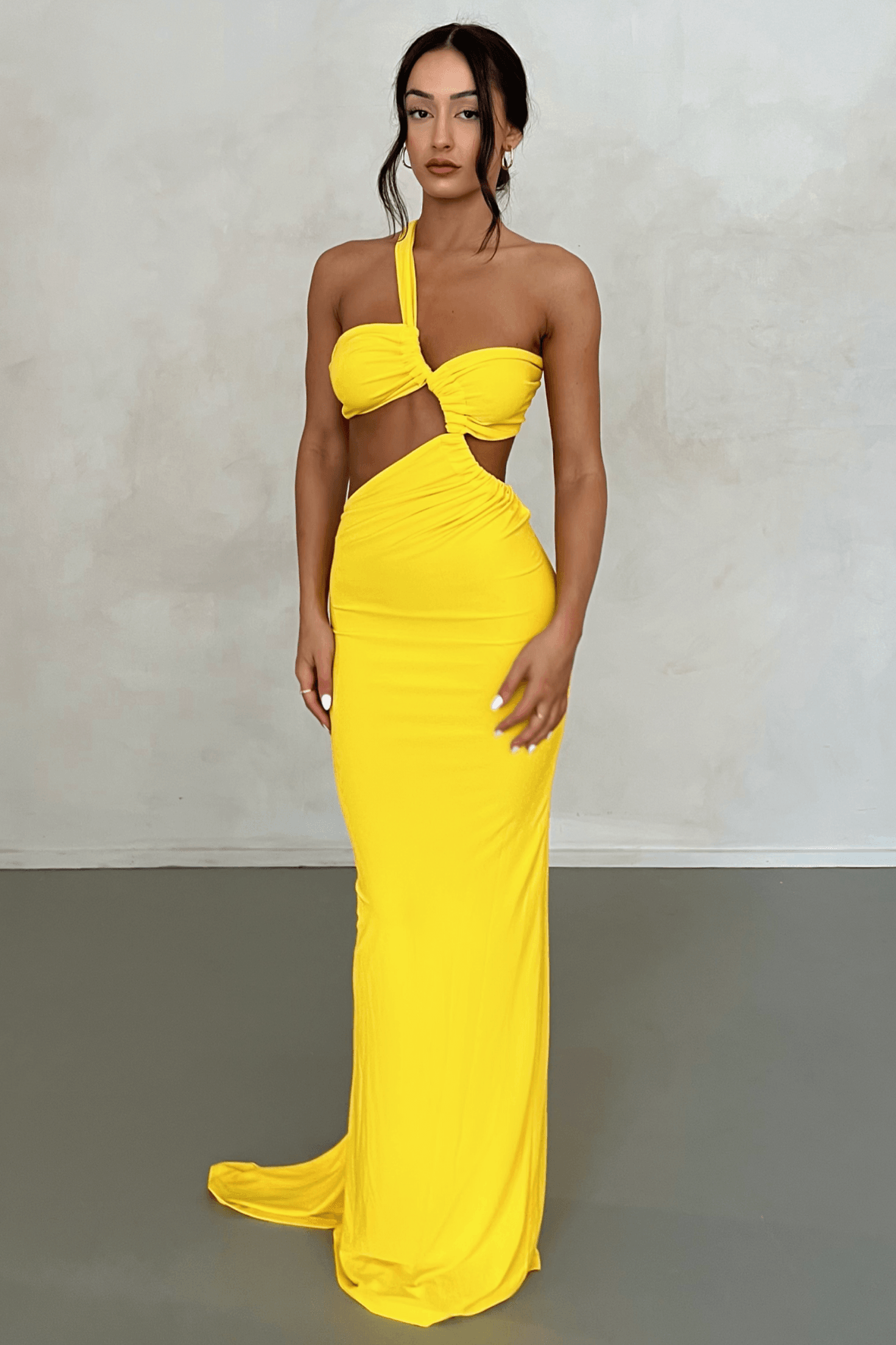 Sari Gown - Yellow