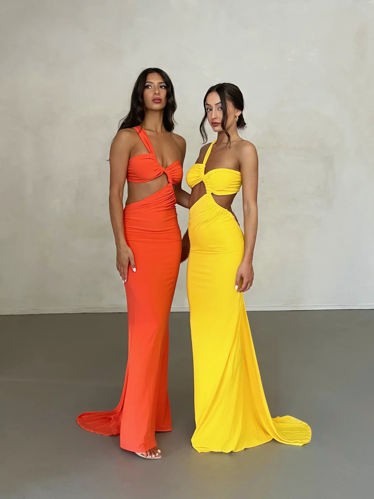 Sari Gown - Yellow