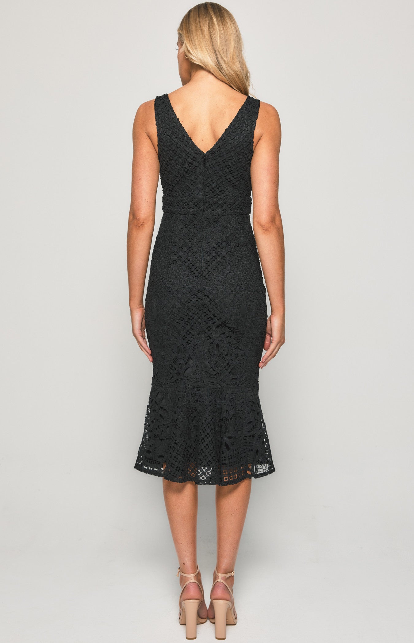 Verena Midi Dress - Black