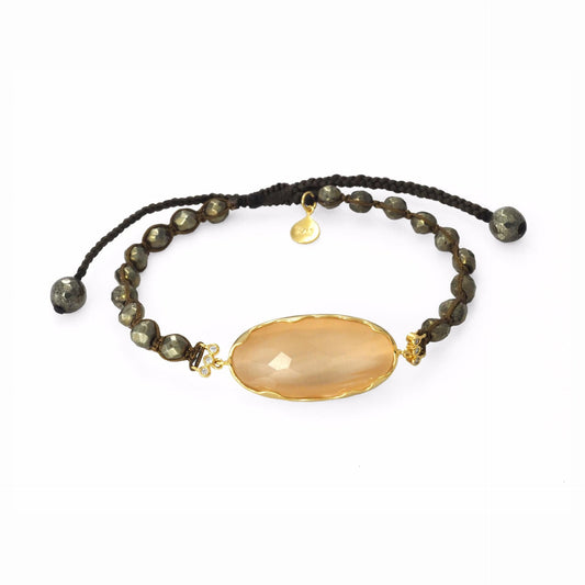 Sajja Beaded Stone Bracelet