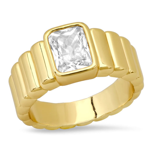 Bold CZ Ring