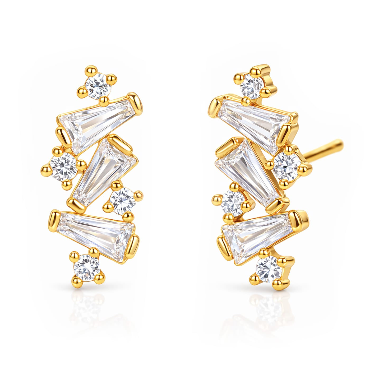 Cluster Stone Ear Climbers