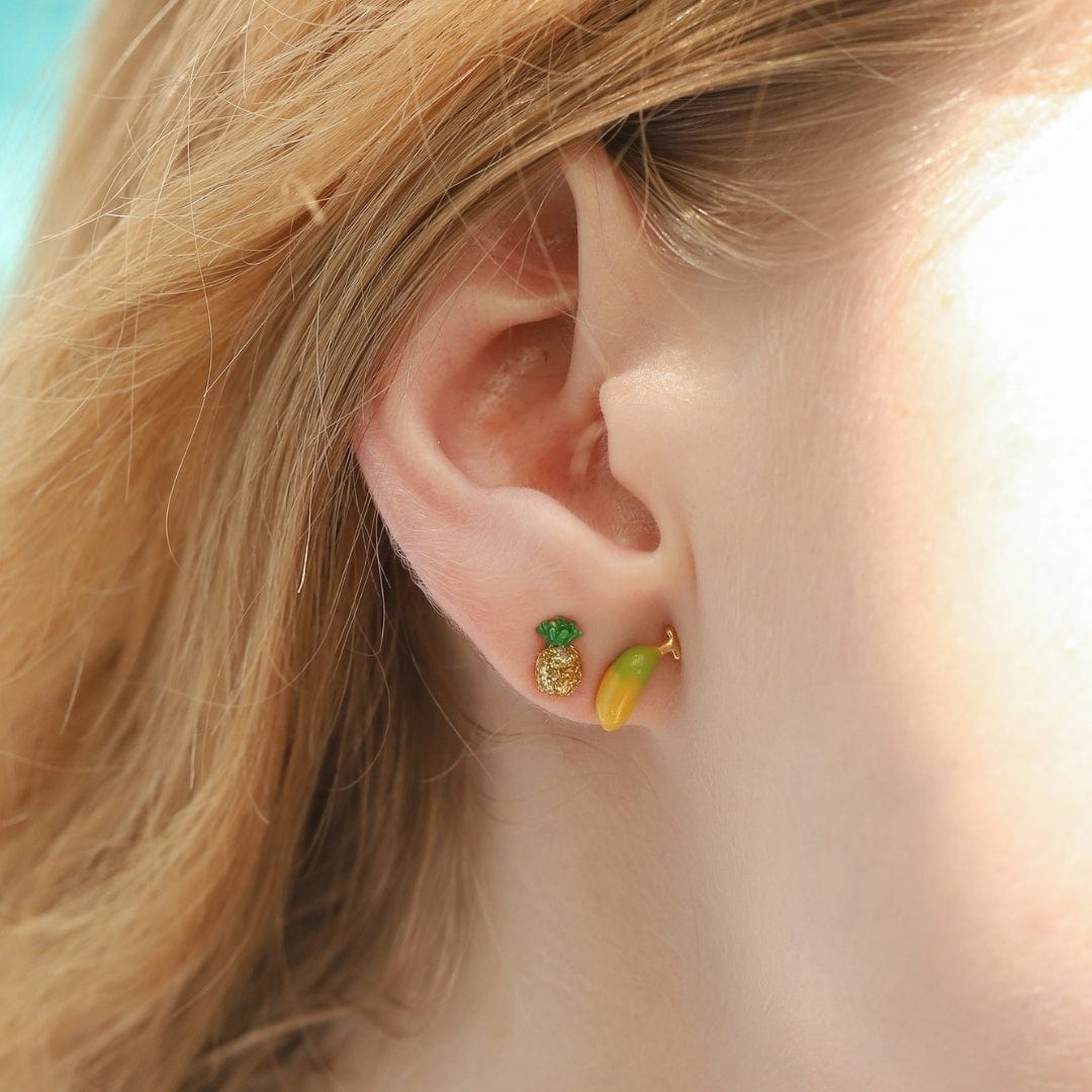 Enamel Banana Studs