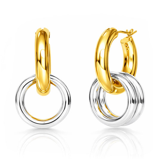 Hoop Drop Earrings