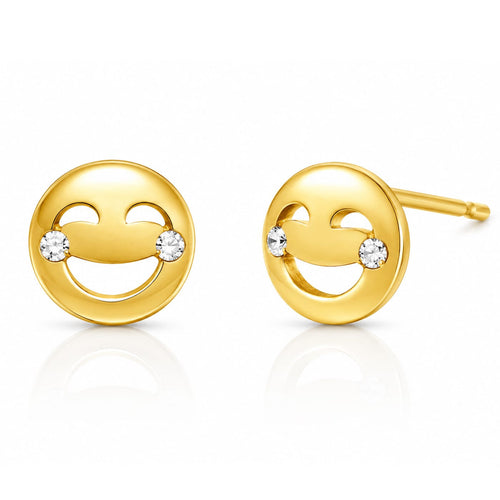 Laugh Until You Cry Emoji Studs