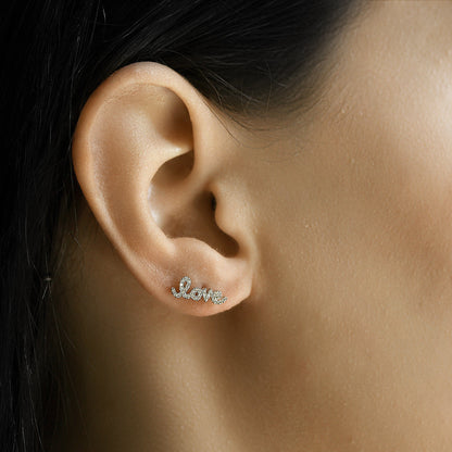 Love CZ Stud