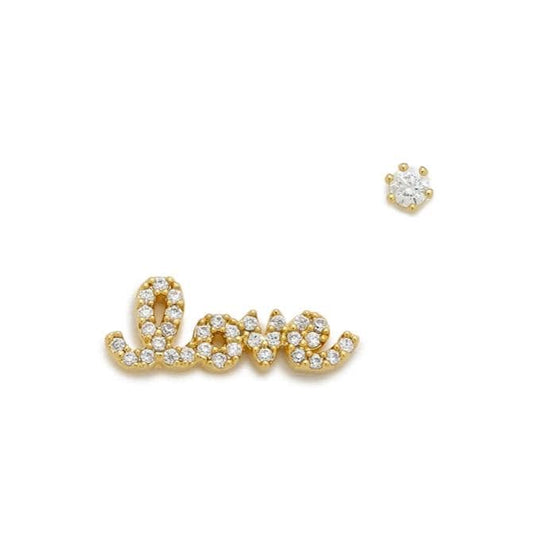 Love CZ Stud