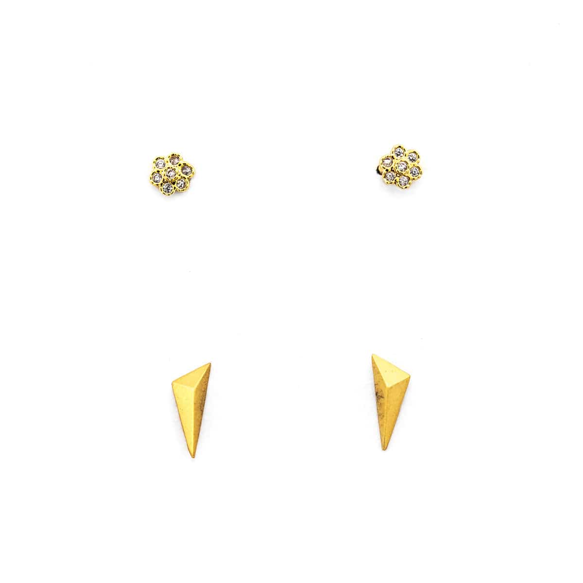 Mini Flower Set Of 2 Earrings
