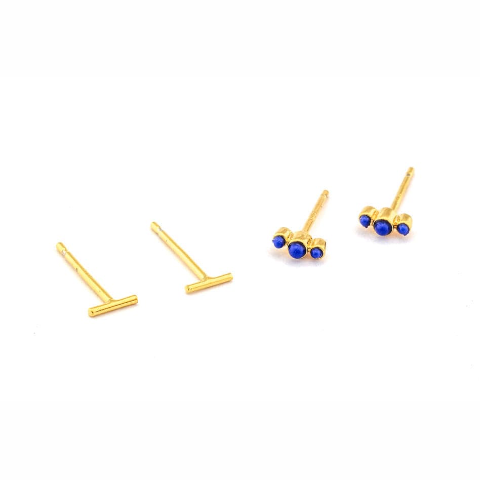 Mini Stick Set Of 2 Earrings