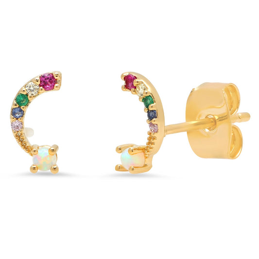 Shooting Rainbow Studs