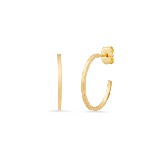 Classic Gold Hoops | S