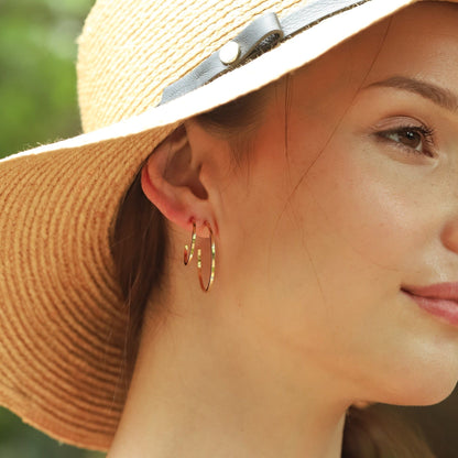 Classic Gold Hoops | S