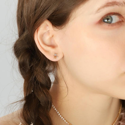 Starburst CZ Earrings