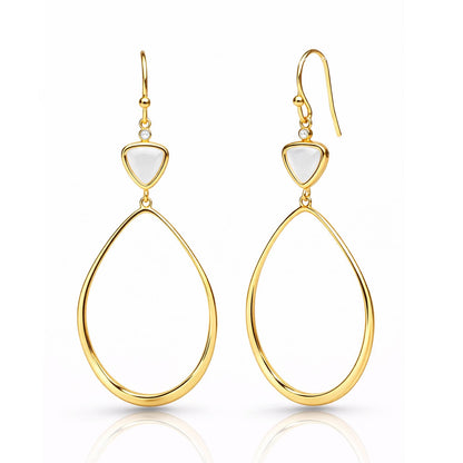 Stone Drop Earrings