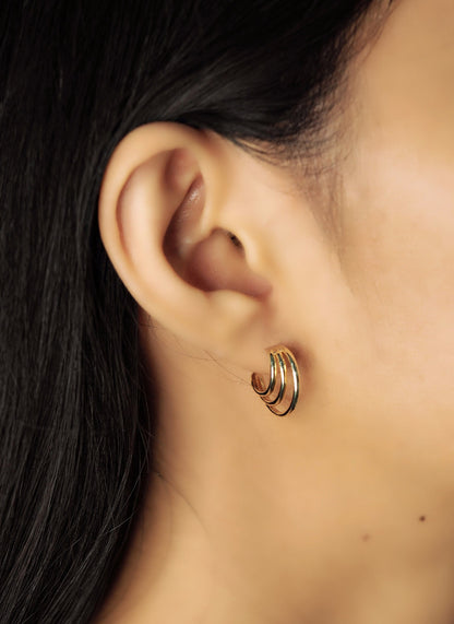 Trinity Stacked Hoops