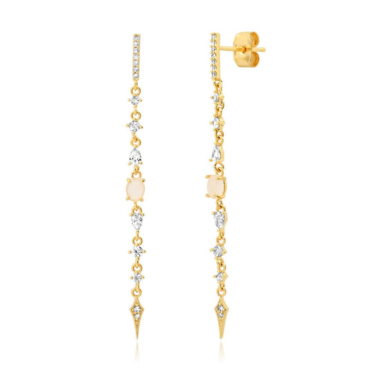 Twinkle Cascade Drop Earrings