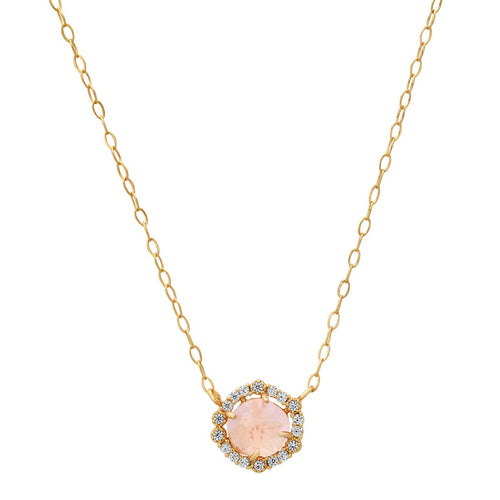 Blush Halo Necklace