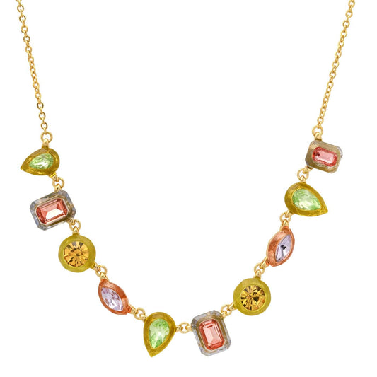 Color Pop Resin Charm Necklace