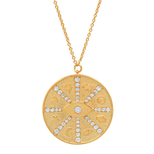 Lucky Rays Medallion Pendant