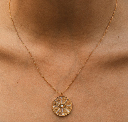 Lucky Rays Medallion Pendant