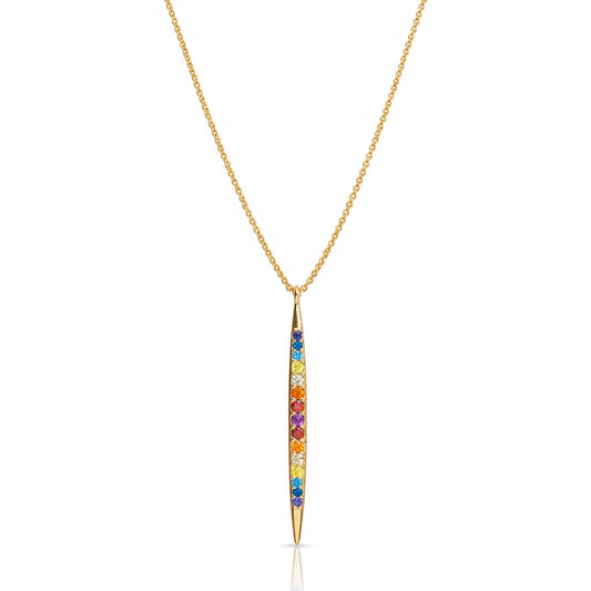 Rainbow Stick Necklace