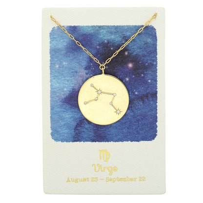 Zodiac Coin Necklace