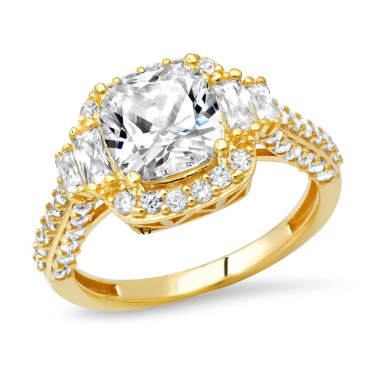 Cushion Spark Statement Ring