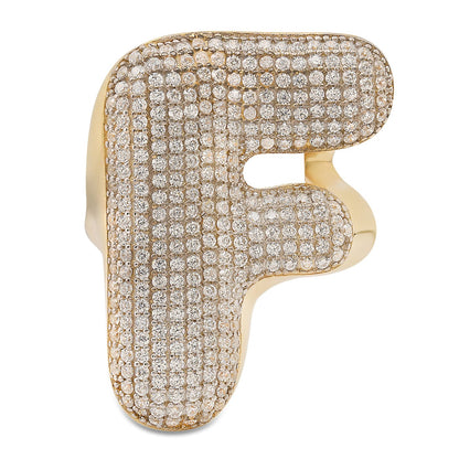 Twinkling Monogram Ring