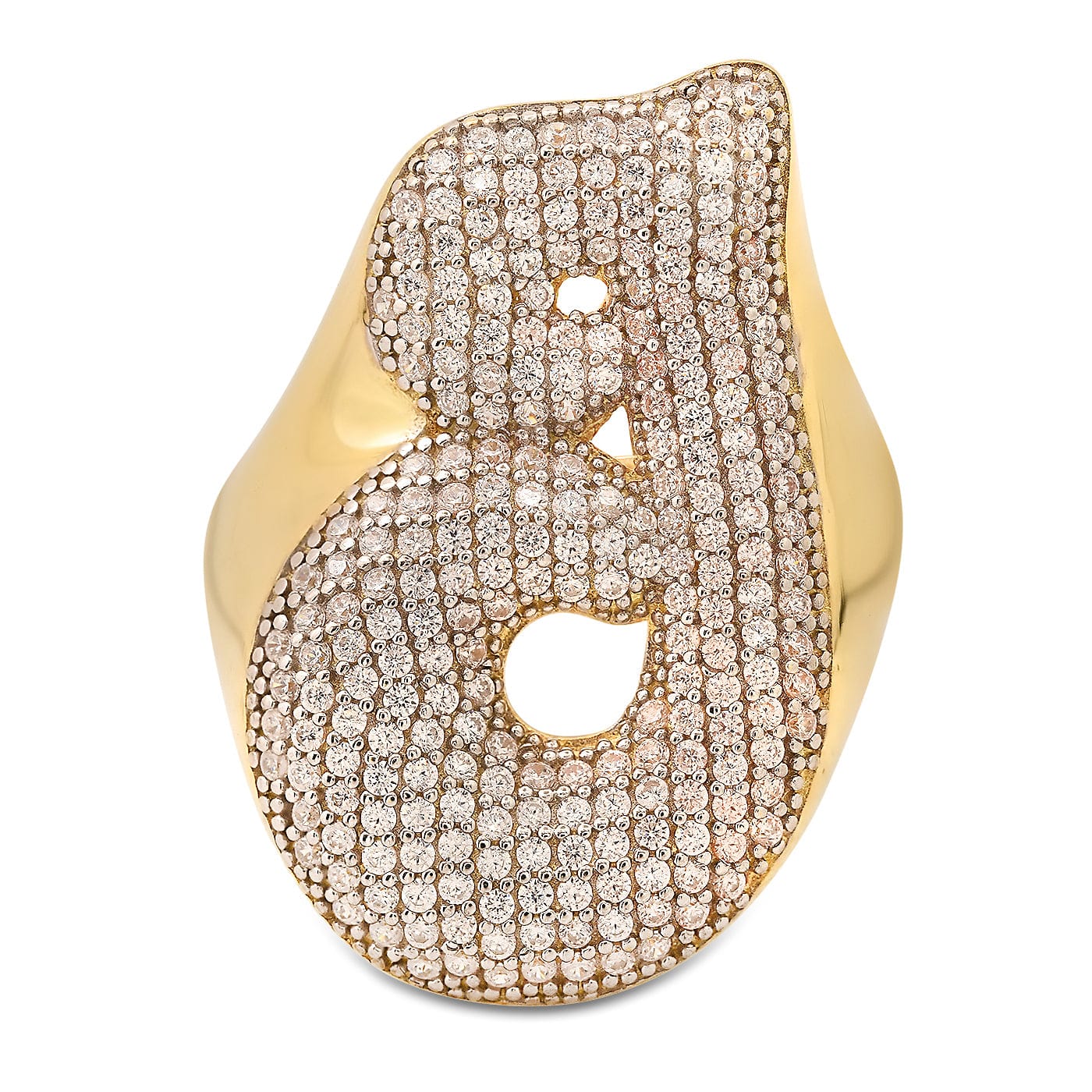 Twinkling Monogram Ring