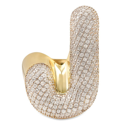Twinkling Monogram Ring