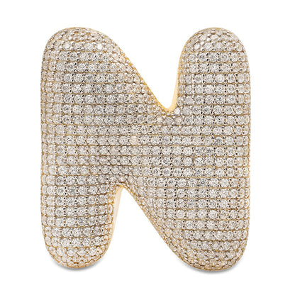 Twinkling Monogram Ring