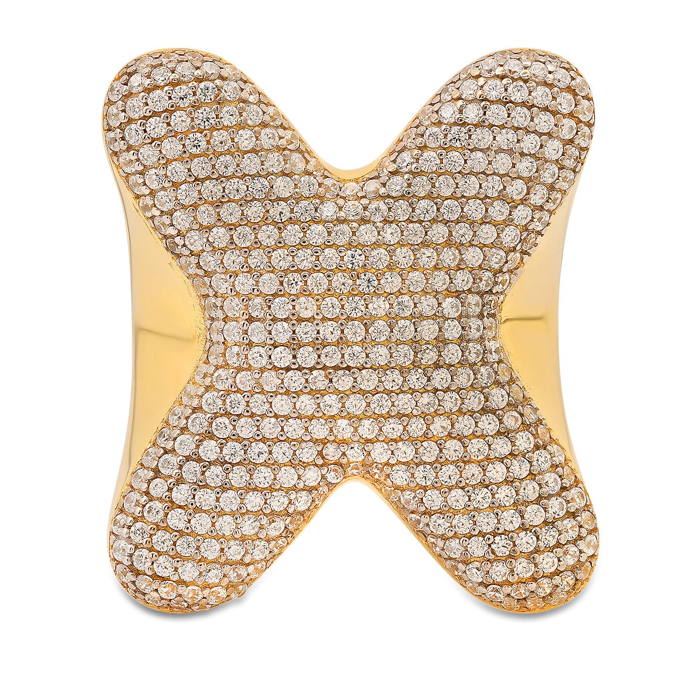 Twinkling Monogram Ring