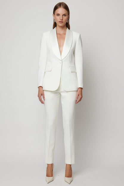 Tuxedo Blazer - Off White