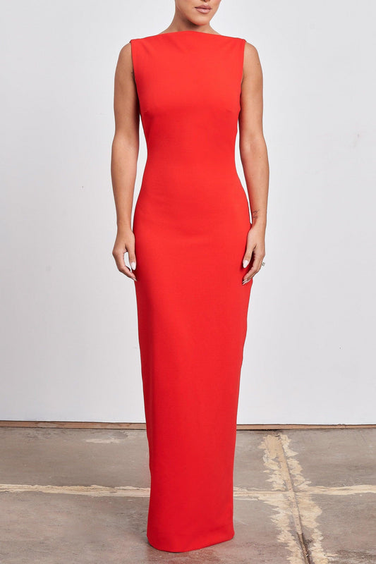 Verona Gown - Cherry Red