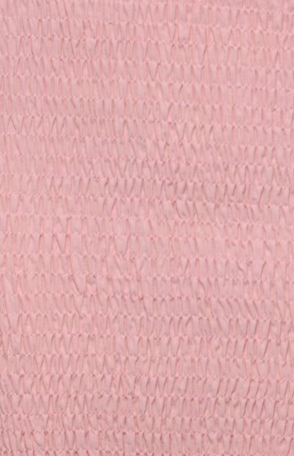 Sia Shirred Mini Dress - Blush