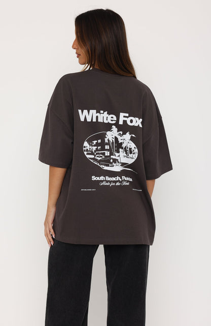 Made For The Heat Oversized Tee Charcoal