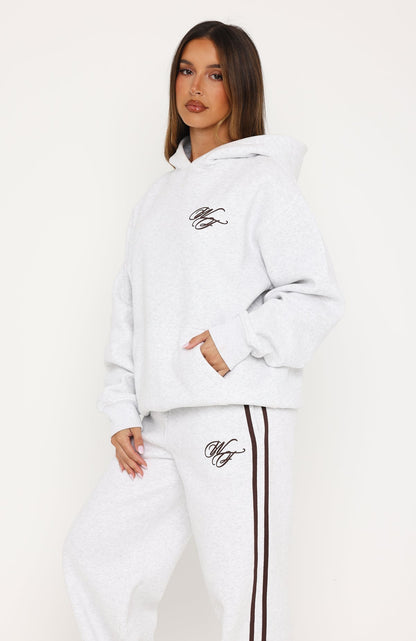 Studio 17 Raven Oversized Hoodie Grey Marle